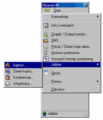 M -> Jabber -> Agenci