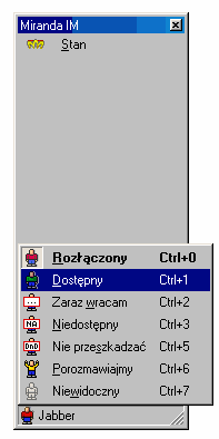 Łlczenie się z siecia jabber